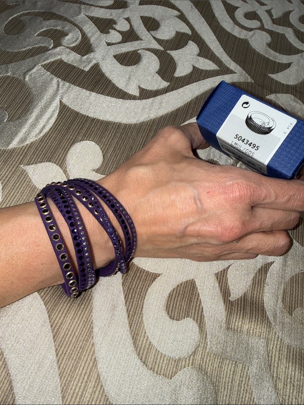Swarovski Purple Bracelet with its Original box